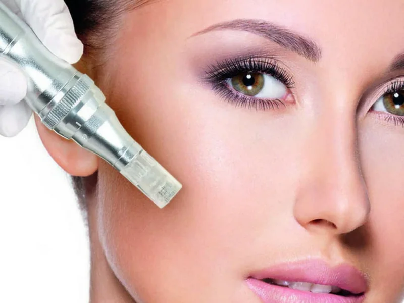 Microneedling av ansiktet